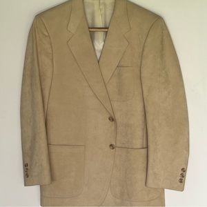 Vintage faux suede sport coat